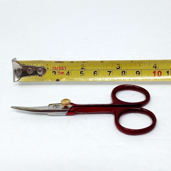 Sally Hansen Premier Spring Powered Locking Curved Blade Nail Scissor - Lot of 4 - Picture 3 of 6